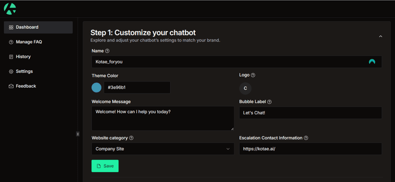 Setting up Kotae in Minutes: Image 2