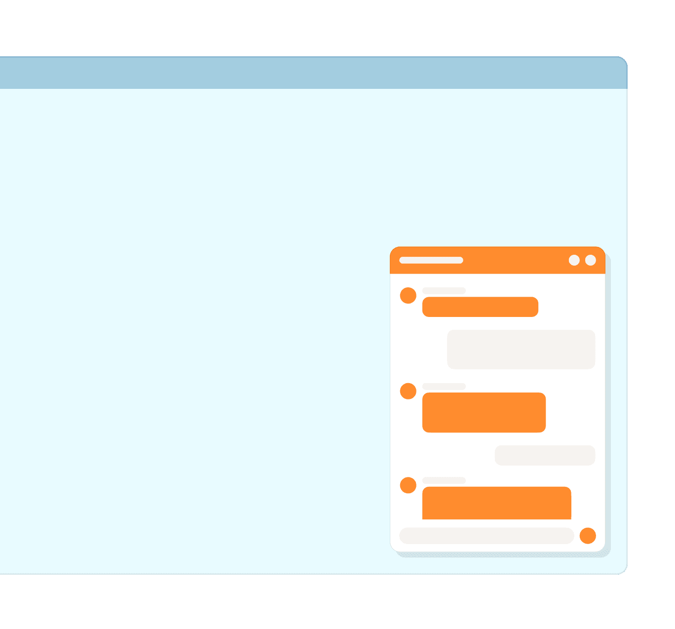 Chat UI Simulation