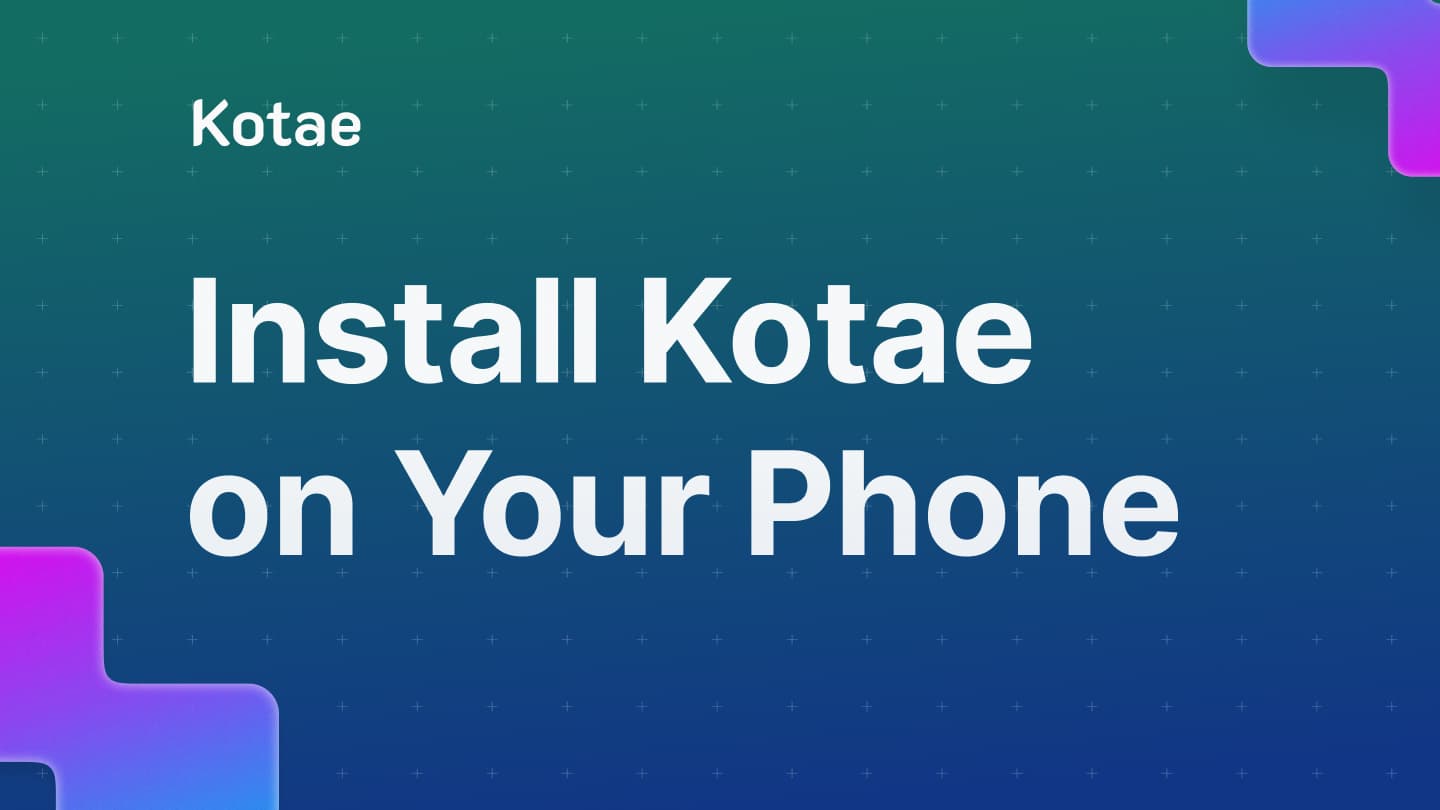 install kotae mobile thumbnail